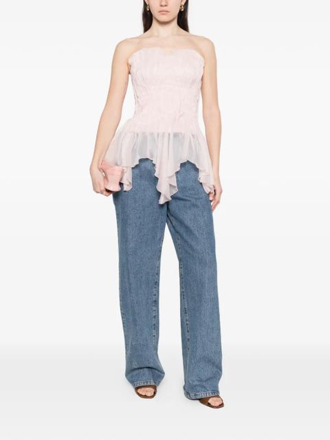 Aje Nisha ruffled bustier - Pink - zdjęcie produktu nr 2