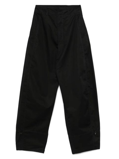 LEMAIRE cotton trousers - Black - zdjęcie produktu nr 1