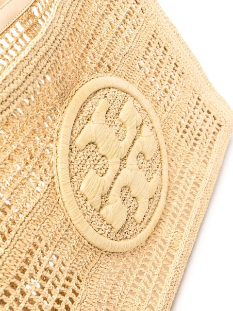 Tory Burch large Ella crochet tote bag - Neutrals