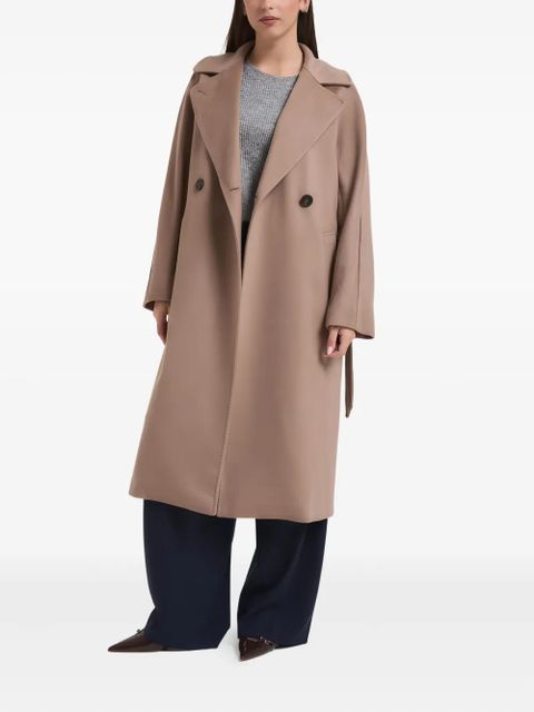 Weekend Max Mara RESINA belted double-breasted coat - Brown - zdjęcie produktu nr 2