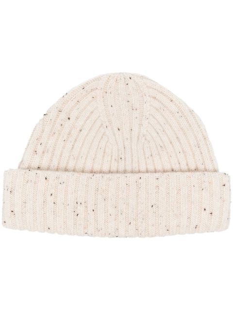 TOTEME chunky ribbed-knit beanie - Neutrals