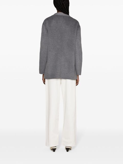 TOTEME notched-lapels mélange jacket - Grey