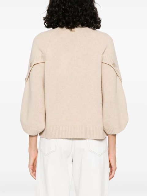 Max Mara crew-neck sweater - Neutrals