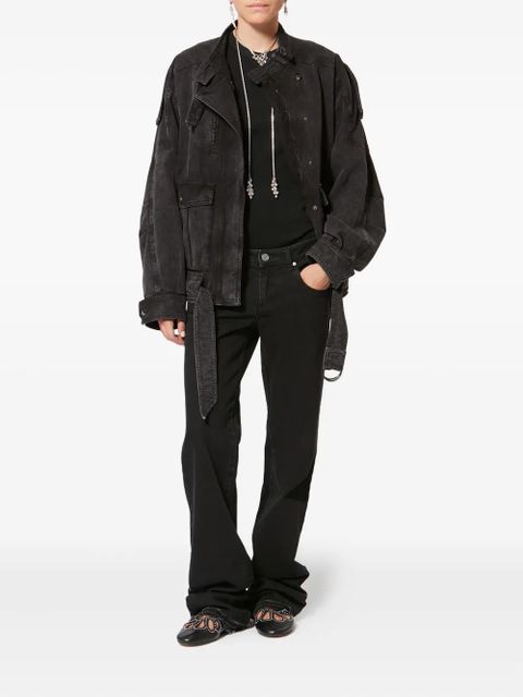 ISABEL MARANT Isalya belted pocket jacket - Black - zdjęcie produktu nr 2