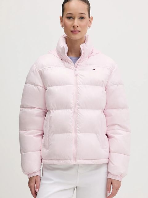 Tommy Jeans kurtka kolor różowy zimowa DW0DW22039 - zdjęcie produktu nr 1