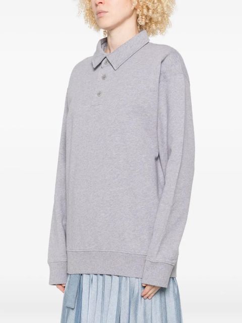 JW Anderson long-sleeve polo-neck top - Grey - zdjęcie produktu nr 2