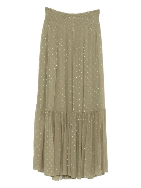 Ba&Sh metallic-dot ruffled skirt - Green - zdjęcie produktu nr 2