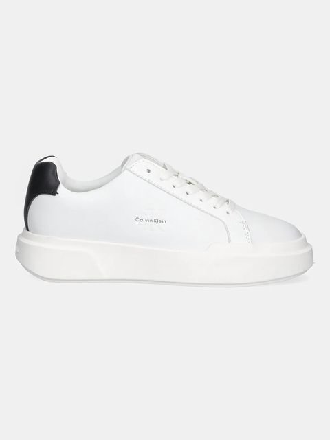 Calvin Klein sneakersy skórzane CHUNKY CUPSOLE LACEUP LTH - zdjęcie produktu nr 1