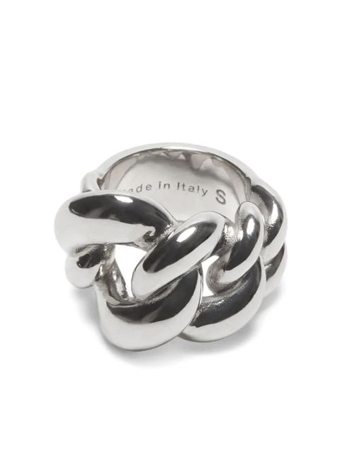Acne Studios chain-link ring - Silver - zdjęcie produktu nr 1