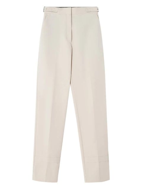 Lanvin belted turn-up trousers - Neutrals - zdjęcie produktu nr 1