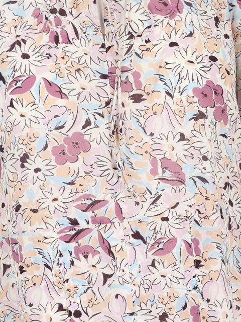 Prada floral-print dress - Purple