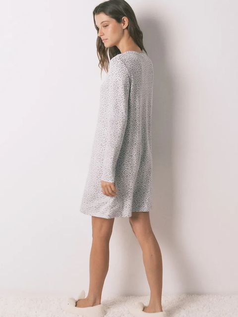 women'secret koszula nocna damska kolor biały 4442115