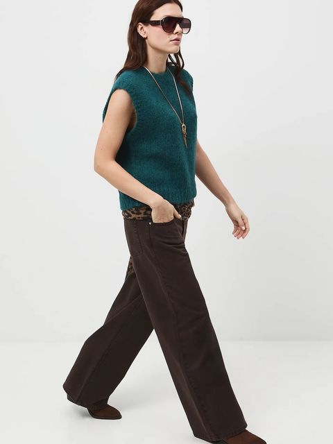 Medicine kamizelka damska kolor zielony ciepły - zdjęcie produktu nr 2