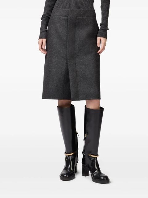 Tod's double-pocket wool skirt - Black - zdjęcie produktu nr 1
