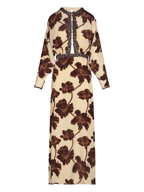 Johanna Ortiz Adoracion Continua beaded dress - Brown - zdjęcie produktu nr 1