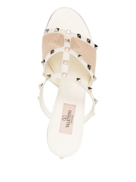 Valentino Garavani 70mm Rockstud sandals - Neutrals - zdjęcie produktu nr 2
