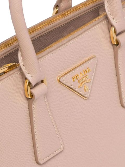 Prada small Galleria leather tote bag - Neutrals