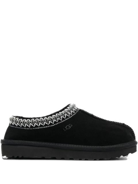 UGG Tasman II braided-trim suede slippers - Black - zdjęcie produktu nr 1