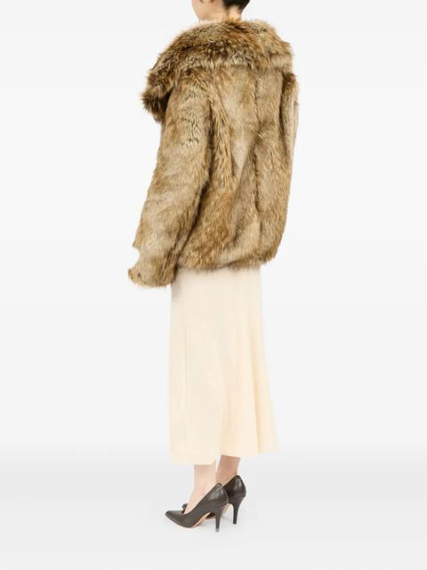MM6 Maison Margiela faux-fur jacket - Brown