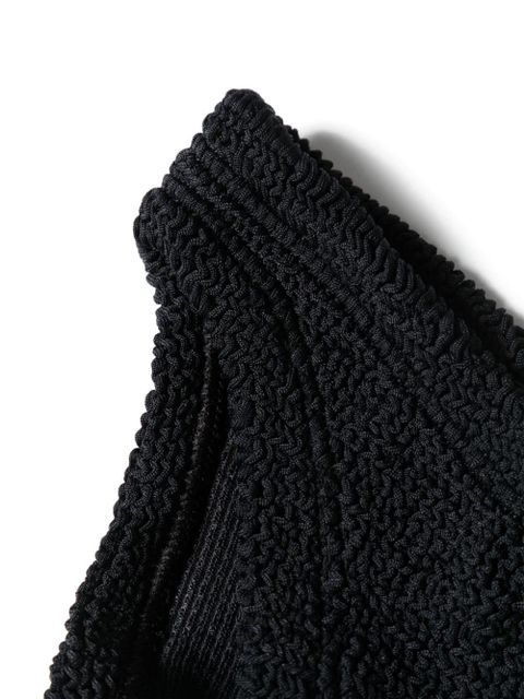 Hunza G Xandra crinkled bikini - Black