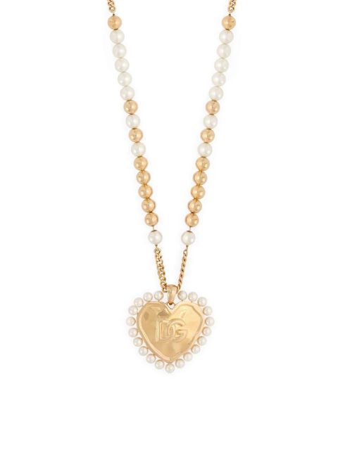 Dolce & Gabbana heart-pendant necklace - Gold