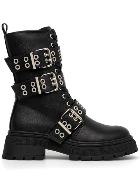 TWINSET leather boots - Black - zdjęcie produktu nr 1