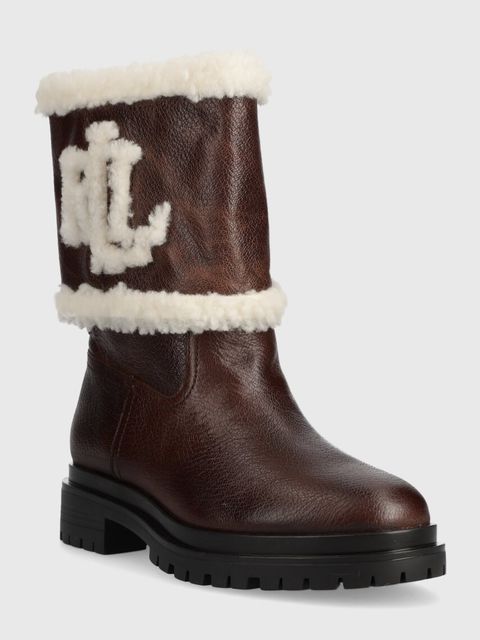 Lauren Ralph Lauren botki skórzane Carter - zdjęcie produktu nr 2