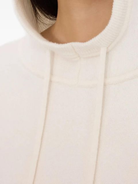 LouLou de Saison Sarla Lds cashmere hoodie - White