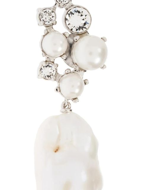 Givenchy pearl embellished earrings - Silver