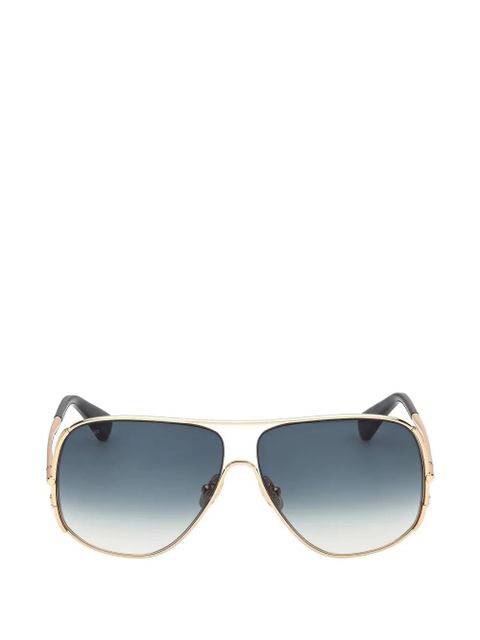 Max Mara Eyewear pilot-frame sunglasses - Gold - zdjęcie produktu nr 1