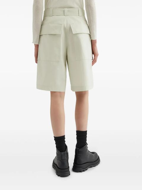 Jil Sander belted shorts - Green