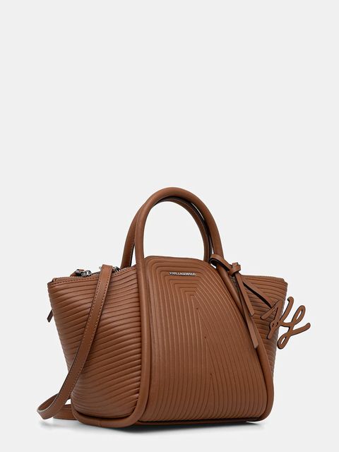 Karl Lagerfeld torebka K/WELLEN MD kolor brązowy B1W30044 - zdjęcie produktu nr 2