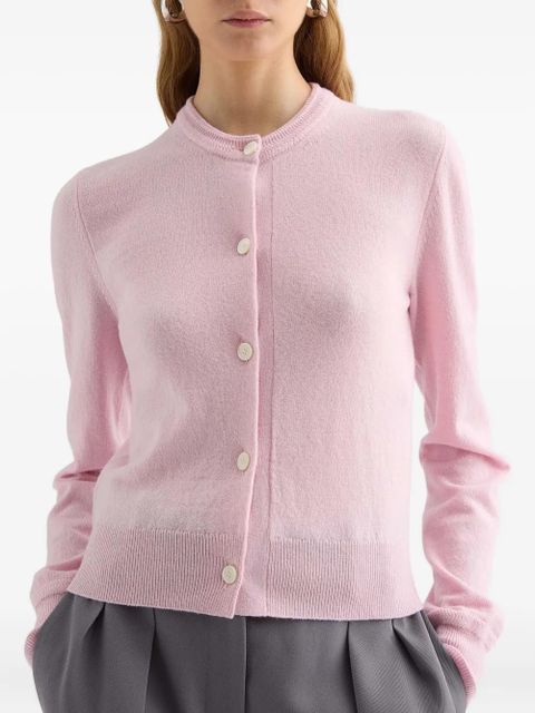 Jil Sander crew-neck cardigan - Pink - zdjęcie produktu nr 2