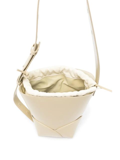 Jil Sander small drawstring bucket bag - Neutrals