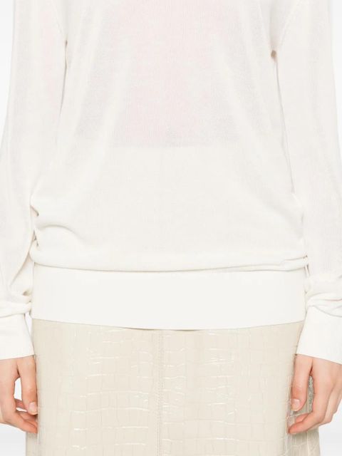 TOTEME long-sleeved T-shirt - White