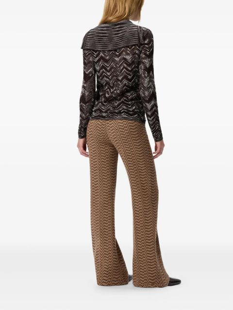Missoni knitted polo top - Black