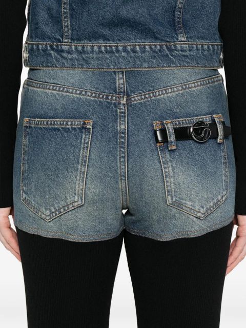 Coperni Hybrid ribbed denim jeans - Blue