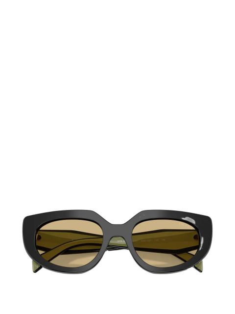 Prada Eyewear oval-frame sunglasses - Black