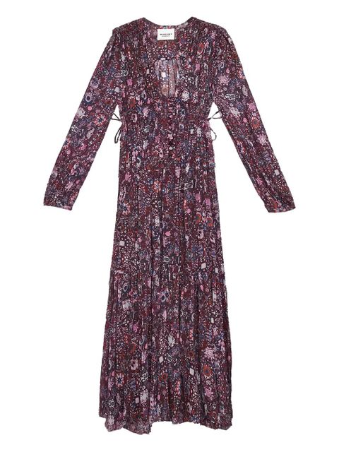 MARANT ÉTOILE Brianne midi dress - Purple - zdjęcie produktu nr 2