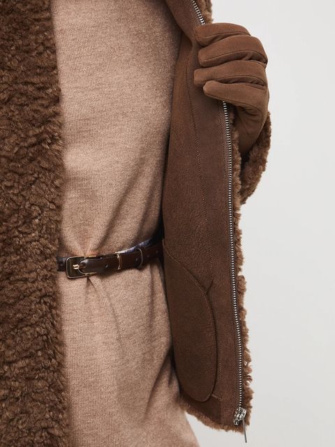 Medicine kurtka damska kolor brązowy przejściowa oversize