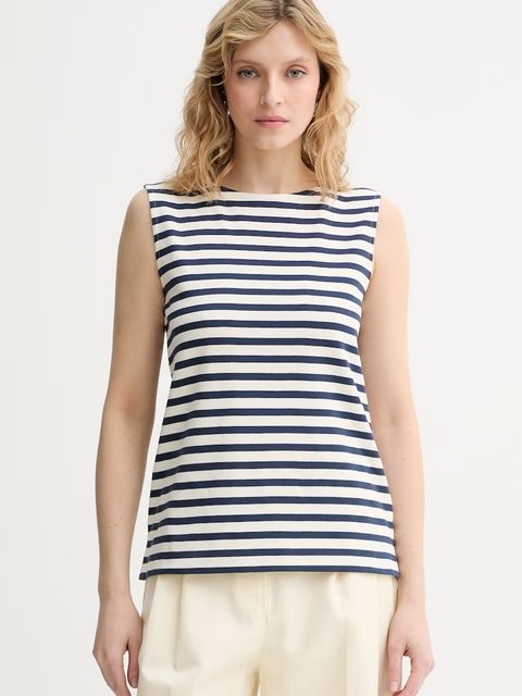 Weekend Max Mara top damski bawełniany MULTIH - zdjęcie produktu nr 2