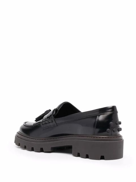 Tod's tassel-detail loafers - Black