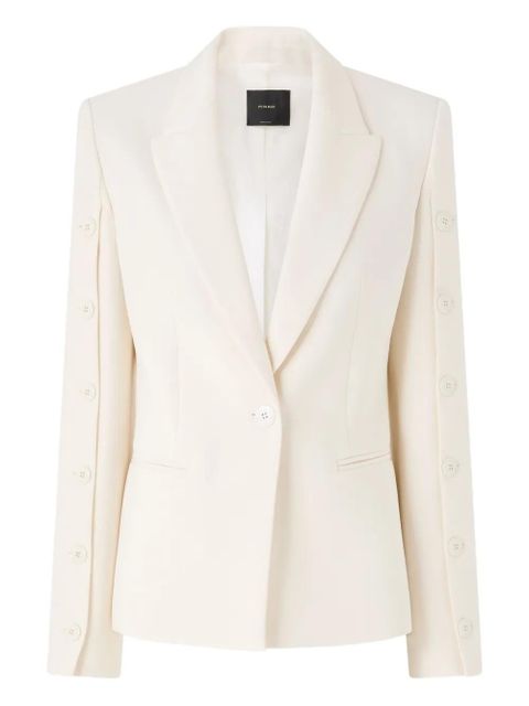 PINKO button-fastening long-sleeve blazer - Neutrals - zdjęcie produktu nr 1