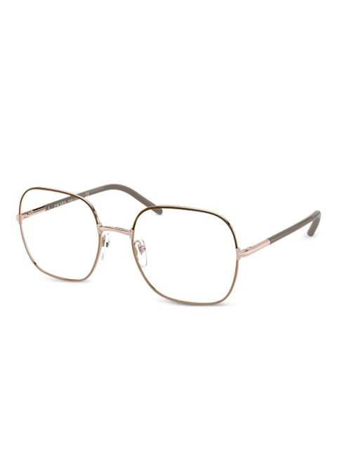 Prada Eyewear square-frame glasses - Gold - zdjęcie produktu nr 1