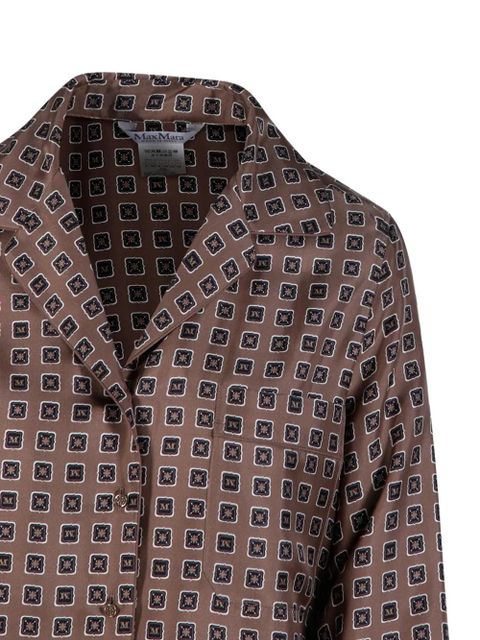Max Mara patterned shirt - Brown