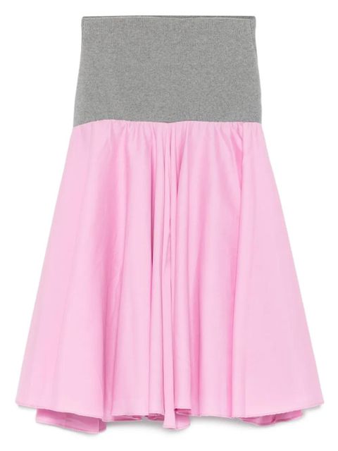 Gimaguas elastic-waist flared midi skirt - Pink - zdjęcie produktu nr 1