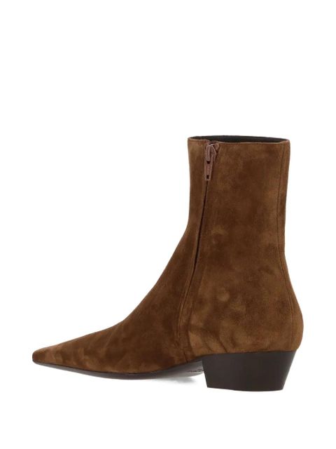 Saint Laurent 30mm Jill ankle boots - Brown