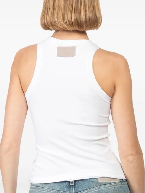 Aya Muse cotton tank top - White