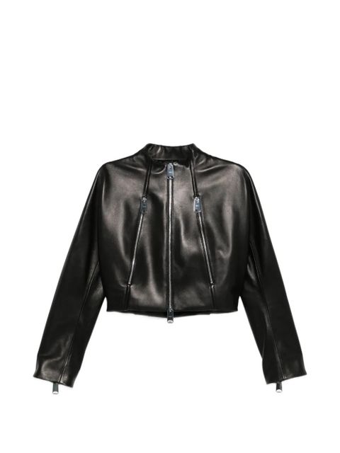 KHAITE Niko zip-fastening cropped jacket - Black - zdjęcie produktu nr 1