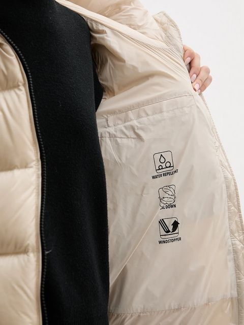 Bomboogie kurtka puchowa ROME kolor beżowy zimowa GW6012TDLC5